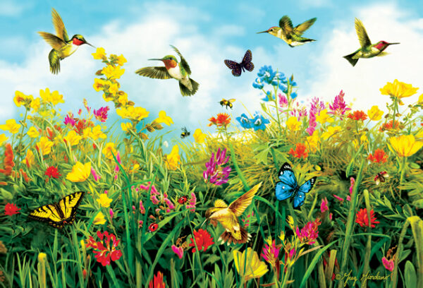 Sunsout - 37126 - Hummingbird Fields (Greg Giordano) - 550 Piece