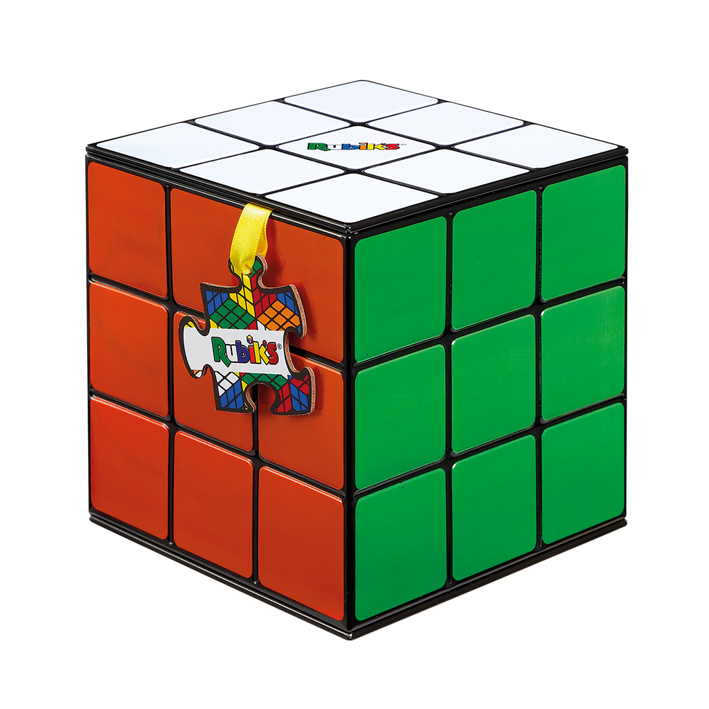 Gibsons 3804 Rubik`s Cube, Double Sided 500 Piece Puzzle in a Tin