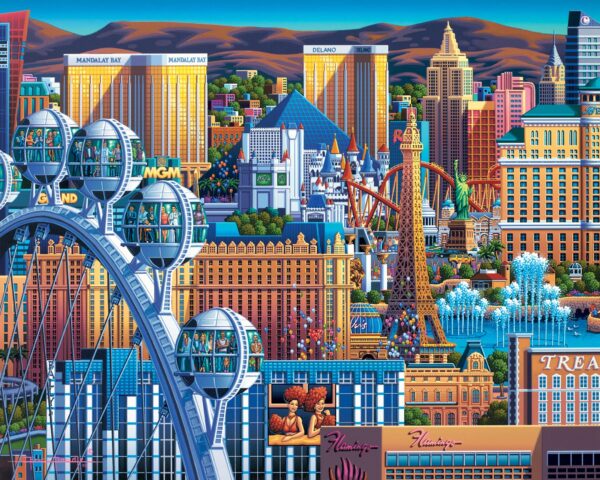 Dowdle - 00334 - Las Vegas Great Wheel - 500 Piece