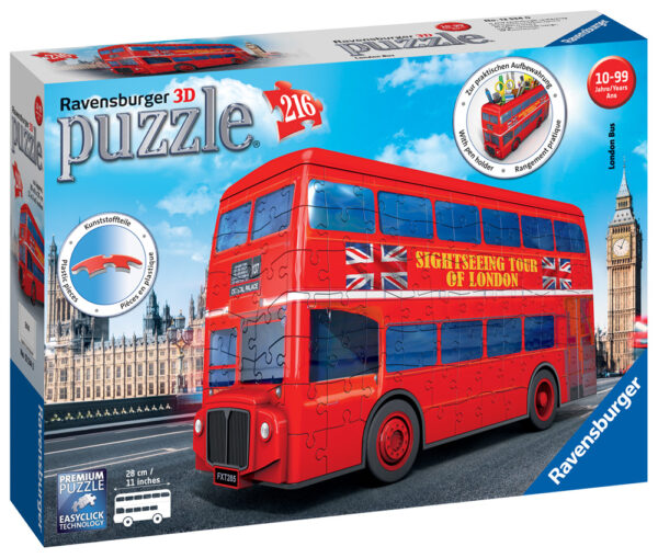Ravensburger - 12534 - London Bus - 216 Piece 3D Puzzle