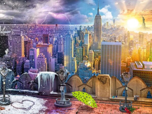 Ravensburger - 16008 - Seasons of New York (Lars Stewart) - 1500 Piece
