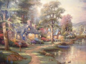 Schmidt - 57452 - Hometown Lake (Thomas Kincade) - 1500 Piece