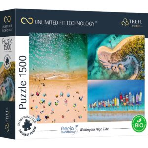 Trefl - 26192 - Waiting for High Tide - 1500 Piece (With Unique Cutting Technology to Connect any Number of Images Together and Unique Puzzle shapes)