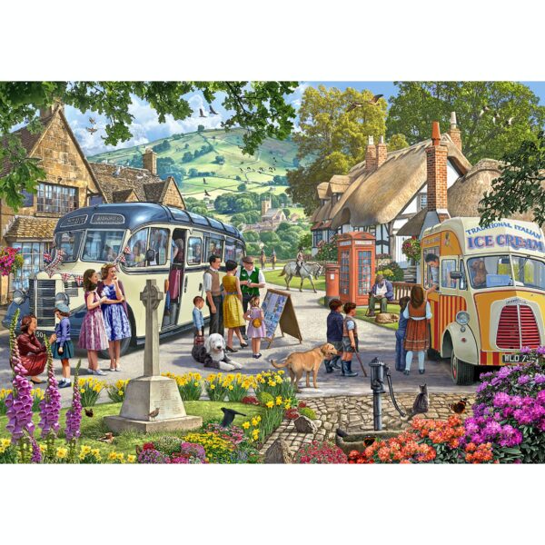 Gibsons - 6353 - Boarding the Bus (Steve Crisp) - 1000 Piece