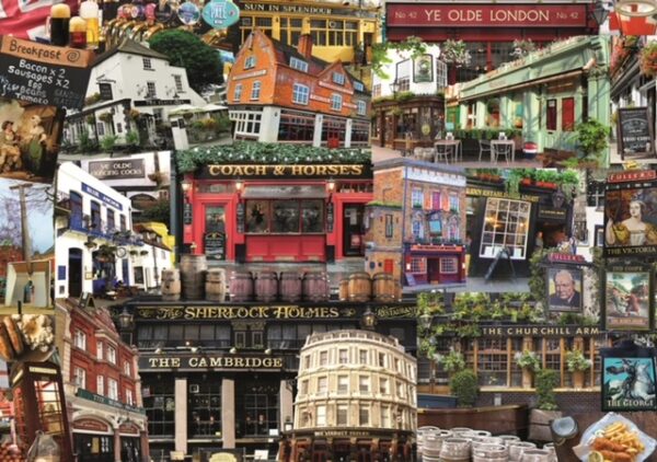 Wentworth - 1000503 - British Pubs (Lois B. Sutton) - 250 Piece Wooden