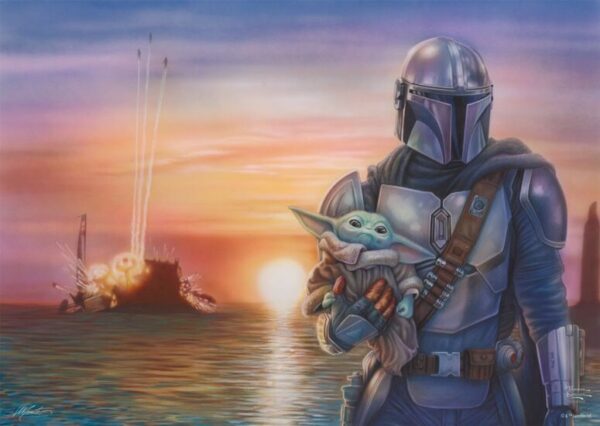 Schmidt - 57377 - Star Wars - The Mandalorian - A New Direction (Thomas Kincade) - 1000 Piece