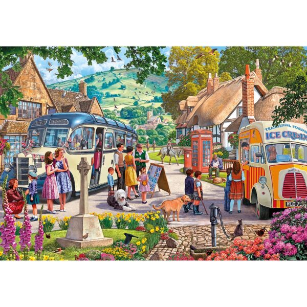 Gibsons - 2232 - Boarding the Bus (Steve Crisp) - 100 XXL Piece