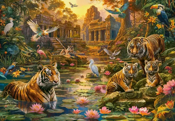 Castorland - 105199 - Tigers Paradise - 1000 Piece