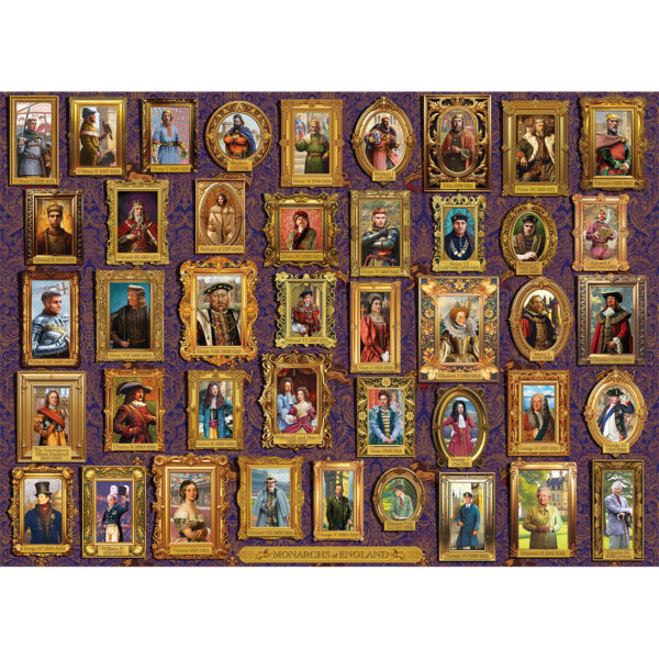 Gibsons - 7156 - Monarchs of England (Mat Edwards) - 1000 Piece