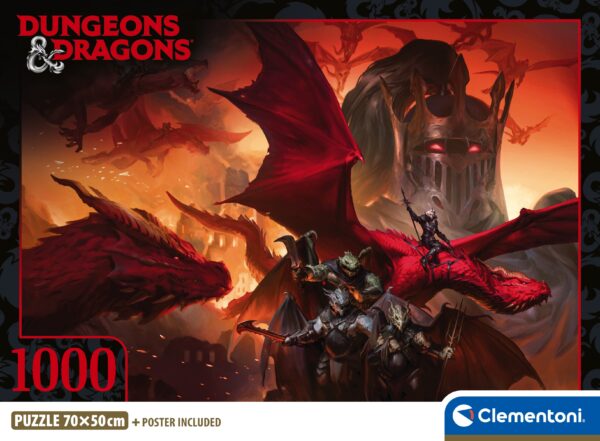 Clementoni - 39733 - Dungeons & Dragons - 1000 Piece